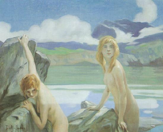 Paul Emile Chabas Two Bathers